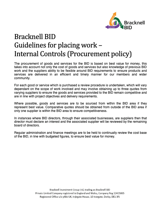 Bracknell BID Procurement Policy-thumbnail