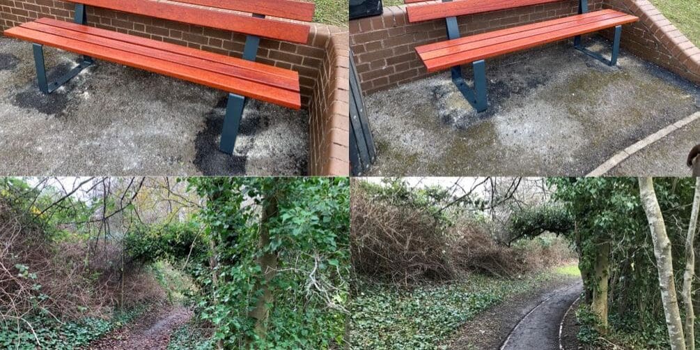 benches and cutbacks